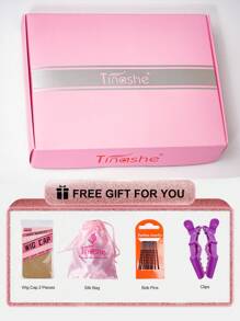 Tinashe Hair Highlight 6x5 Wear&Go 直发假发 1b/30 预漂白无胶假发人发预剪蕾丝自然发际线短蕾丝闭合假发 180% 密度 - SNATURAL/30 - 查看 9