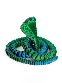 灵活的 3D 打印蛇雕像 - 非常适合家居装饰、工艺品和独特礼物 | 缓解压力的汽车配件 | 适合圣诞礼物、玩具蛇、3D 打印玩具、3D 打印蛇