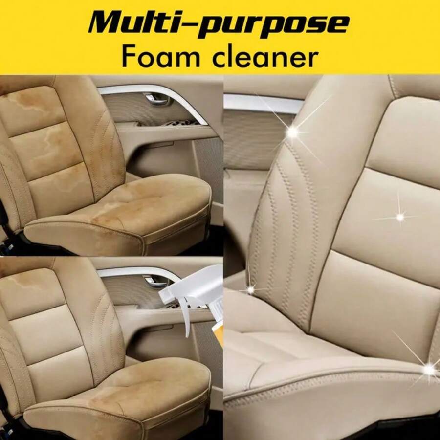 Car Foam Cleaner Interior Stain Removal Car Interior Leather Foam Clean