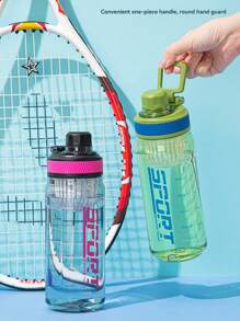 1PC/630ml-Large-Capacity Fitness Water Bottle - Drop-Proof And Leak-Proof Plastic Summer Cup - High Temperature Resistant Water Bottle For Boys - Portable Student Sports Cup - Fitness For Pregnant Women - Leak-Proof And Drop-Proof Plastic Cup - Men's And Women