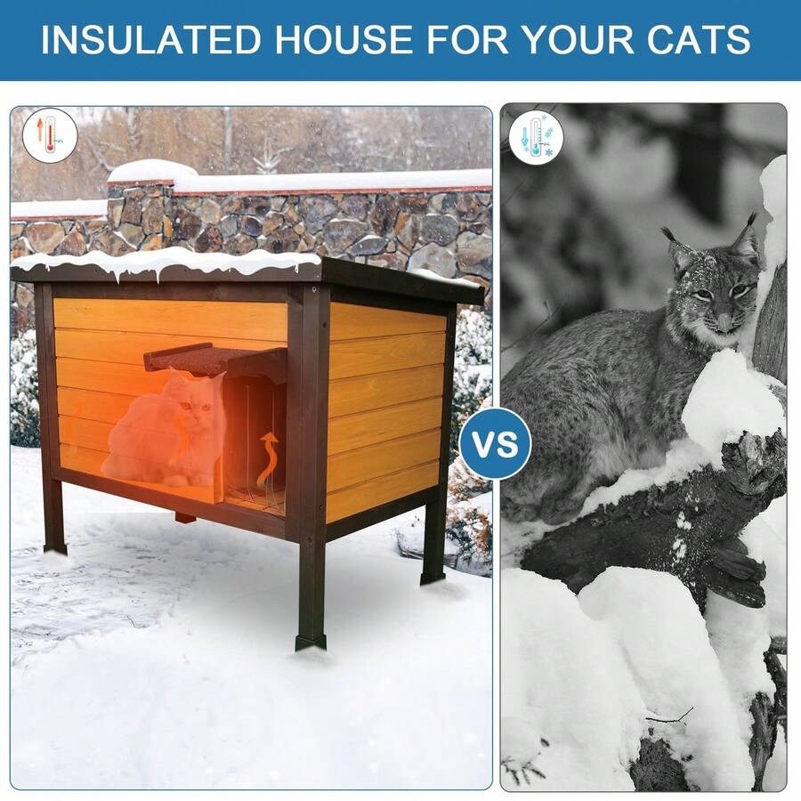 Outdoor Insulated Cat House Feral Cat Shelter for Sale Australia New