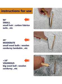 (1/2Packs) Portable Lint Remover, Fuzz Shaver,Reusable Double Sided Travel Brush For Removing Lint Pet Hair Dust In Clothes And Furniture