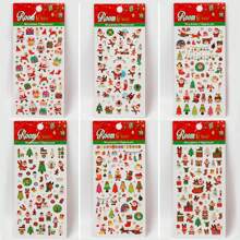 1 cái/3 cái/5 cái Nhãn dán hoạt hình Giáng sinh màu sắc ngẫu nhiên - Nhiều màu - Xem 2