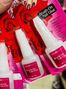 Adhesivo Para Uñas Potente Pegamento Rojo - Rojo - Ver 2