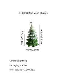 1 件手工制作的针叶圣诞树香味蜡烛装饰，节日礼物，室内空气清新剂，具有持久的芳香疗法香味，适合万圣节、恐怖、秋季、圣诞节、冬季、假期 - 彩色 - 查看 7