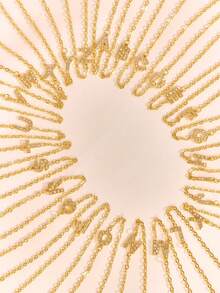 1 chiếc Vòng tay tên chữ cái đơn giản Trang sức Mặt dây chuyền chữ cái viết tắt bằng thép không gỉ cá nhân hóa cho phụ nữ Quà tặng cho mẹ Phong cách, Thời trang mùa thu, Thu gọn, Đơn giản, Giản dị, Tiền cũ Tùy chỉnh, Cá nhân hóa, Độc đáo Quà tặng lý tưởng cho bạn gái, mẹ, gia đình, bạn bè, con gái Cho ngày kỷ niệm, Ngày lễ tình nhân, Ngày của mẹ, Sinh nhật, Tốt nghiệp, Đeo hàng ngày, Đám cưới, Dạ hội - Vòng tay chữ cái cá tính - Xem 12