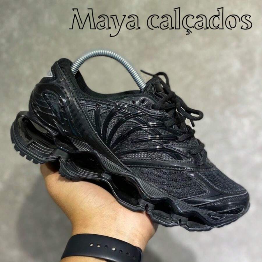 New Prophecy LS Lotus Flower Sneakers Imported - 黑色LS- - 查看 1