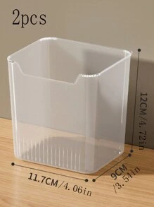 4pcs Hollow Storage Baskets, Kitchen Cabinet Organizers, Stackable Plastic Storage Boxes - Multi-Functional Organizers For Books, Snacks, Etc. - Ideal For Kitchen, Kitchen, Kitchen Accessories, Kitchen Tools, Organizer Kitchen, Makeup Organizer, Wedding Items, Flower Decorations, Home Stuff, Table, Home Decorations, Home Organization And Storage, Room Decor, Room Decor Bedroom - Multicolor - View 14