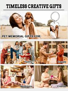 Llaveros personalizados, accesorios para teléfonos, impresión de gráficos a color personalizados, texto grabado con láser. Regalos conmemorativos para amigos, regalos de cola, regalos festivos, multifuncionales, ornamentales, reutilizables, de acero inoxidable, grabados, exquisitos, elegantes, de alta calidad, coloridos, modernos, personalizados, únicos, portallaves personalizados - Multicolor - Ver 4