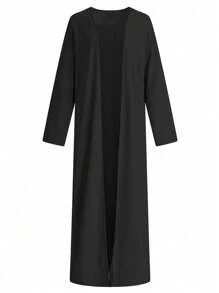 灰色罗纹针织长款开衫，宽松休闲版型，长袖，可机洗，明星和网红挚爱的必备换季单品，适合商务、休闲和情人节派对 | 适合工作日、周末和假日活动 | 2026春夏款