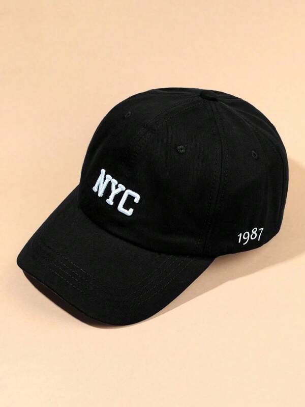 1pc Y2K NYC Baseball Cap, Unisex Outdoor Sun Protection Hat Suitable For Sports And Daily Commute