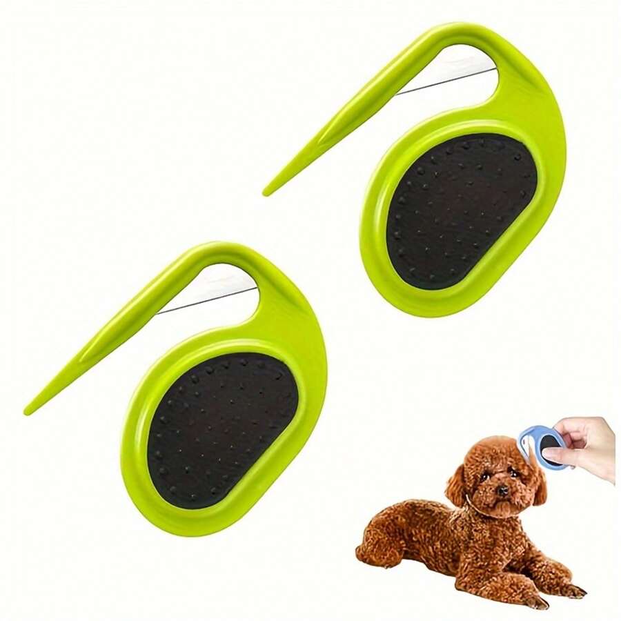 3pcs,3 In 1 Knotting Comb Pet Grooming Tool, Small And Sharp, For