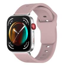1 pieza Correa deportiva reversible de silicona reemplazable compatible con Huawei Watch Fit 3, banda de reloj inteligente cómoda y transpirable