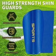 1 套足球装备，成人足球护腿板，带优化插入口袋的袖子，男女防护足球装备 - 彩色 - 查看 3