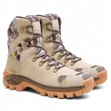 Men's Military Combat Boot Genuine Leather Long Shaft C.A - Màu hồng gỉ - Xem 3