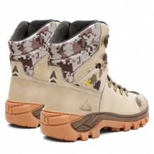 Men's Military Combat Boot Genuine Leather Long Shaft C.A - Màu hồng gỉ - Xem 4