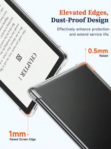 Ayotu 1 chiếc Ốp lưng bảo vệ trong suốt Blue Shark, Chống sốc, Vỏ ngoài trong suốt phủ kín toàn bộ, Ốp lưng mềm bằng silicon, Tương thích với Kindle (thế hệ thứ 11) phát hành năm 2022, Ốp lưng bảo vệ Kindle Paperwhite thế hệ thứ 11 năm 2021, Bạn đồng hành đọc sách khi đi du lịch, Tận hưởng mọi khoảnh khắc đọc sách mà không phải lo lắng - Nhiều màu - Xem 7