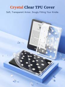 Ayotu 1 chiếc Ốp lưng bảo vệ trong suốt Blue Shark, Chống sốc, Vỏ ngoài trong suốt phủ kín toàn bộ, Ốp lưng mềm bằng silicon, Tương thích với Kindle (thế hệ thứ 11) phát hành năm 2022, Ốp lưng bảo vệ Kindle Paperwhite thế hệ thứ 11 năm 2021, Bạn đồng hành đọc sách khi đi du lịch, Tận hưởng mọi khoảnh khắc đọc sách mà không phải lo lắng - Nhiều màu - Xem 4