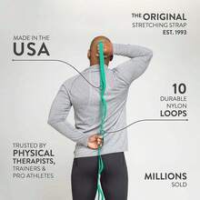 10 件装无弹性健身阻力带，适用于物理治疗、家庭锻炼、运动，包装精美，男女皆宜 - 綠色 - 查看 6