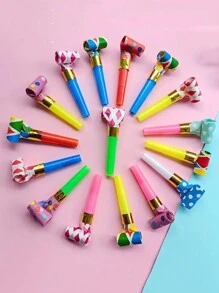 10/20pcs Colorful Party Whistles, Noisemakers For Birthday, New Year Celebration, Party Favors