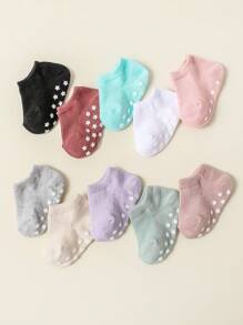 10 Pairs Breathable Non-Slip Sweat-Absorbent Socks For Boy, Girl And Baby, Suitable For All Seasons - Multicolor - View 3