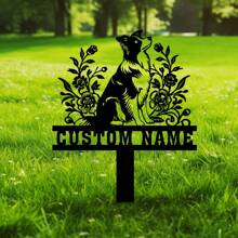 1pc Custom Border Collie Memorial Stake Sign Custom, Pet Grave Markers Sign,Border Collie Sign With Stake,Pet Loss Gift,Sympathy Sign,Remembrance Stake, Personalized Bufterfly Garden Stake, Cat Grave Marker
