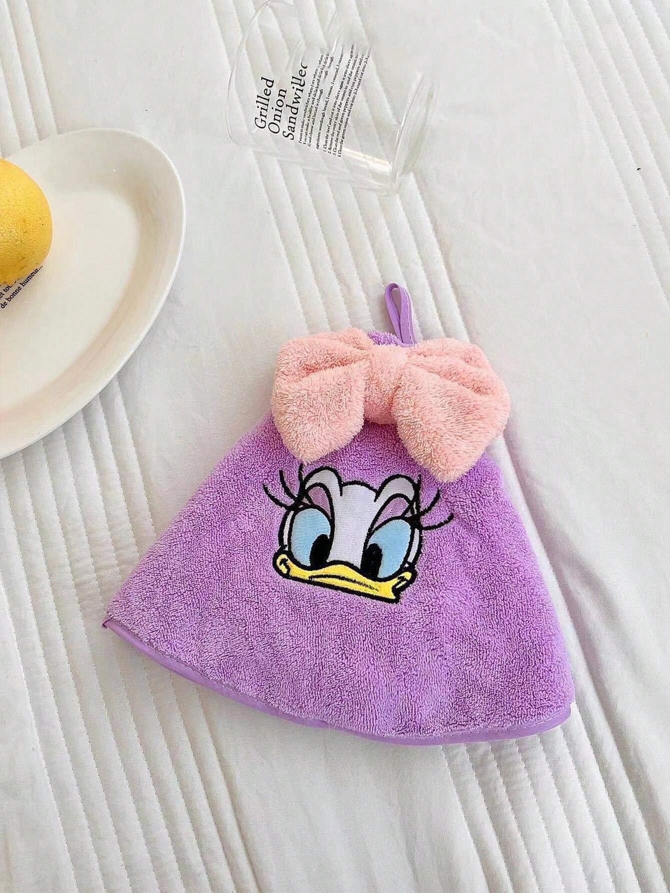 POTDEMIEL 1 PC Authorized Cartoon Series Cute FanShaped Hand Towel