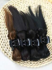 1 PC Messy Bun Claw Clip Hair Bun Women Extension Bun Claw Clip Ponytail Wig, Stylowy wysoki kucyk dodaje objętości, uniwersalny dodatek do włosów na każdą okazję