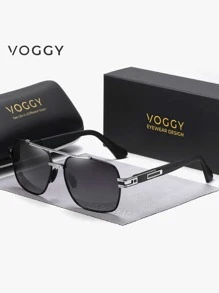 VOGGY 时尚简约复古金属偏光装饰时尚眼镜，适合运动、驾驶、户外、骑行、钓鱼、度假、旅行、派对、装饰、夏季海滩度假、户外、旅行的礼物 - 彩色 - 查看 12