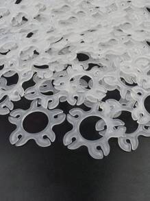 婚礼、生日、派对用品、气球配件、梅花夹气球、多功能环扣气球、拱形扣异形夹 - 白色 - 查看 5