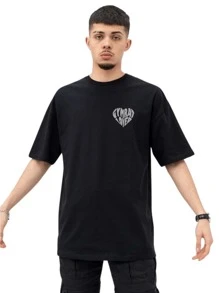 GYMRAT MEN'S T-SHIRT, GYM T-SHIRT, GYMRAT, GYM, MEN'S T-SHIRT - 黑色 - 查看 3