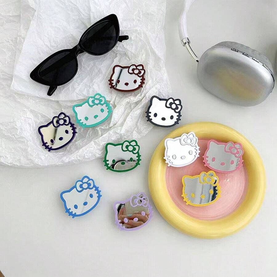 Sanrio Mobile Phone Holder, Support Frame With Mirror Design