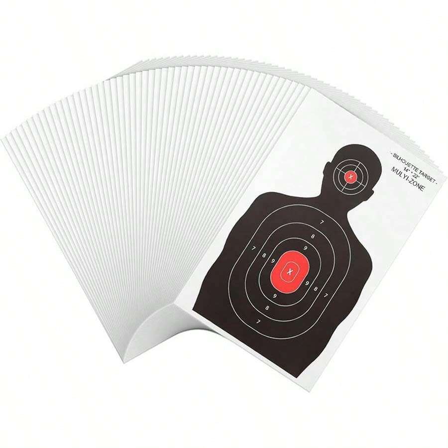 10pcs 14x22 Inches Target Paper For Archery Range Shooting Target For