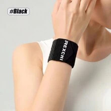 1 件男女通用举重护腕健身吸汗带适用于哑铃、足球、篮球、网球 - 彩色 - 查看 7