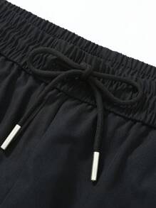 EVRINFINITE Men's Loose Straight Leg Sweatpants, Versatile Casual Long Pants For Spring And Autumn - Black - View 5