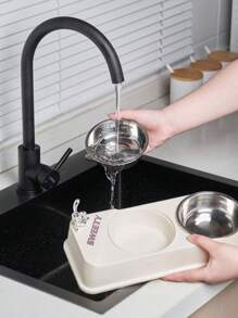 1 件装 全新宠物食碗 猫狗食碗 防翻颈护颈防漏狗食碗 - 彩色 - 查看 6