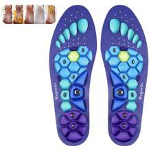 1 Cặp Đế giày massage, Miếng lót massage bấm huyệt từ tính, Chất liệu EVA, Thiết kế cắt vừa vặn cho cả nam và nữ, Miếng lót chân thoải mái có nam châm cho giày thường ngày - Thấm mồ hôi, thoáng khí, vòm chân thoải mái - Nhiều màu - Xem 17