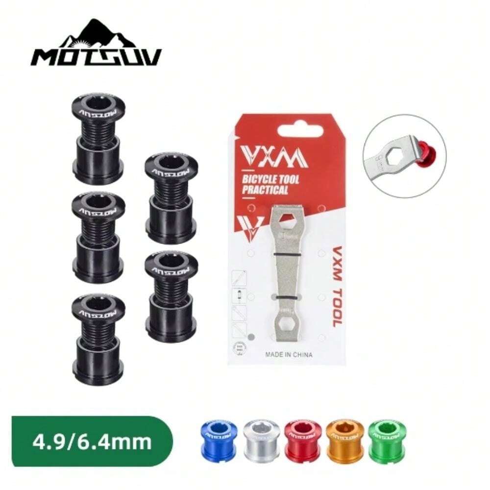 MTB Road Bike Chainring Screws Wrench With Crank Bolts, For Single