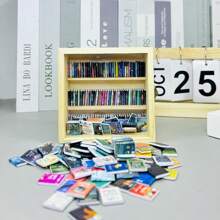 1 Bộ Kệ Sách Giảm Lo Âu (108 Cuốn Sách Mini Hoặc 60 Cuốn Sách Mini. Kệ Sách Nhỏ), Lắc Kệ Sách Để Loại Bỏ Lo Âu, Thích Hợp Để Trang Trí Nhà Cửa Cho Người Yêu Sách, Thư Viện Mini, Trang Trí Văn Phòng, Kệ Sách Mini (Kệ Sách Nhỏ) Thích Hợp Làm Quà Tặng, Giáng Sinh; Lễ Tạ Ơn; Ngày của Cha; Halloween; Ngày đầu năm mới. - Nhiều màu - Xem 16