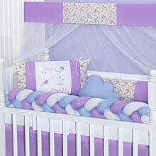 Complete Slim Crib Kit 11 Pieces Jardim Menina American And National Standard For Crib With Mattress Up To 130 X 70cm - 丁香花園 - 查看 3