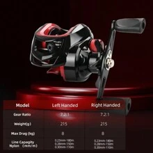 Fishing Kit 10kg Reel 19 Roll Anti-Hair + 1.80 Carbon Rod - Black - View 2