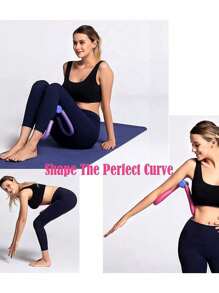 Thigh Master, equipo de gimnasia en casa, equipo de entrenamiento de brazos, tonificador de muslos internos master, recortador de cuerpo delgado, equipo de entrenamiento de piernas, recortador de brazos, lo mejor para la pérdida de peso [versión mejorada]. - Morado - Ver 4