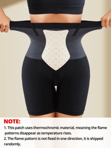 FLARIXA Ropa interior negra en forma cuadrada con cintura alta, térmica, abrigada, control de abdomen, realce de gluteos y moldeador de Body, 1 pieza