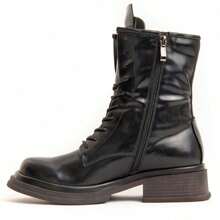 Montevita Women's Casual Lace-Up Boot Rammba2 Estimated Delivery 2-3 Business Days (Peninsula) - Black - View 4