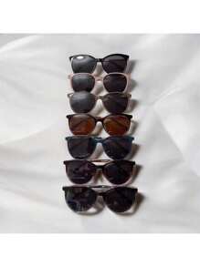 2-In-1 Round Clip-On Glasses Frames PRETTY 3007 - màu đen - Xem 7