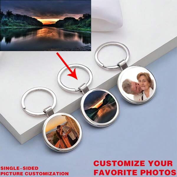 Portachiavi personalizzato, regalo per amici, famiglia, moglie, compagni di classe, insegnanti, compleanni, Natale, portachiavi in lega rotondo personalizzato con cristalli, disponibile in più quantità