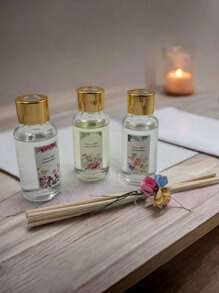 FRAGANCIAS DE AROMATERAPIA  difusor de varillas difusoras de varillas con botánicos perfecto para la decoración del hogar - LEMON - Ver 7