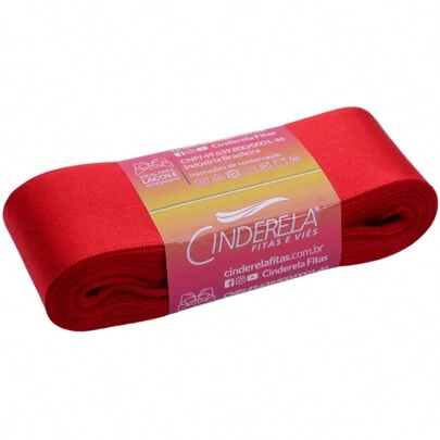 Fita De Cetim 38mm nº 9 Peça 10 Metros Cinderela Laços e Artesanato