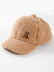 1 bucată șapcă de baseball unisex pentru copii de iarnă, căptușeală termică, ocazională, în aer liber