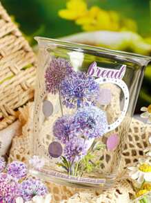 10 张/包复古大尺寸贴纸套装：蒲公英、贝壳光泽、闪光效果，适用于日记、剪贴簿、装饰和 DIY - 彩色 - 查看 10